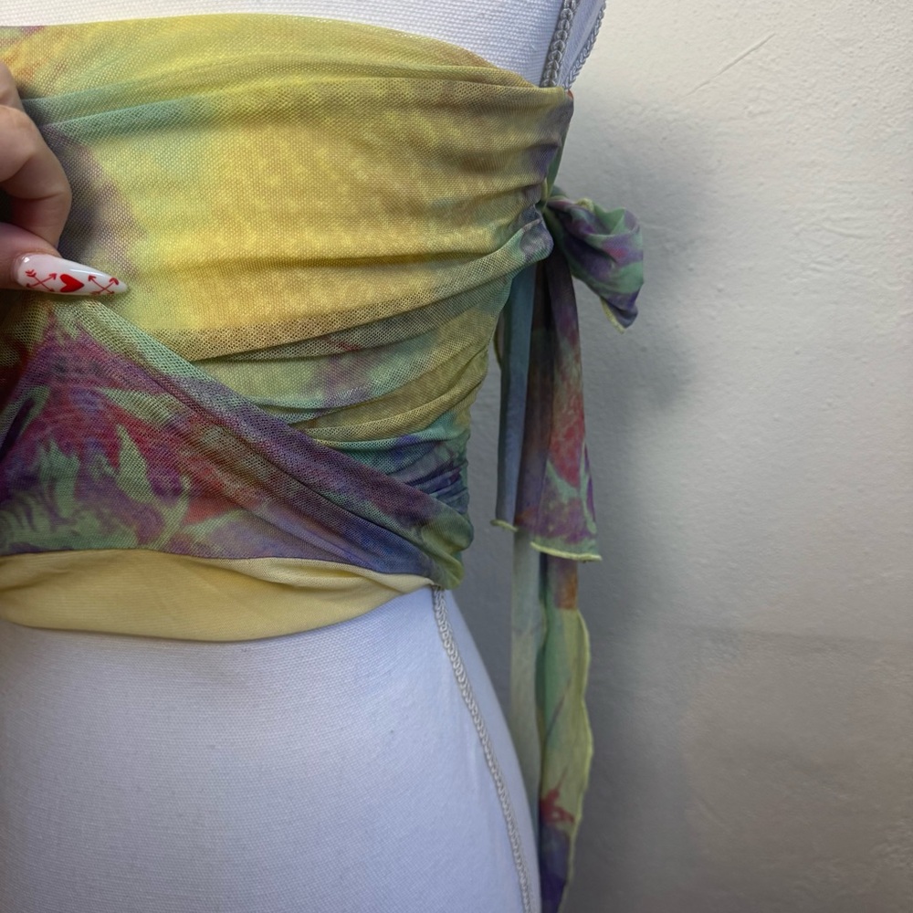 Pretty Little Thing Watercolor Tube‎ Top - Picture 7 of 8